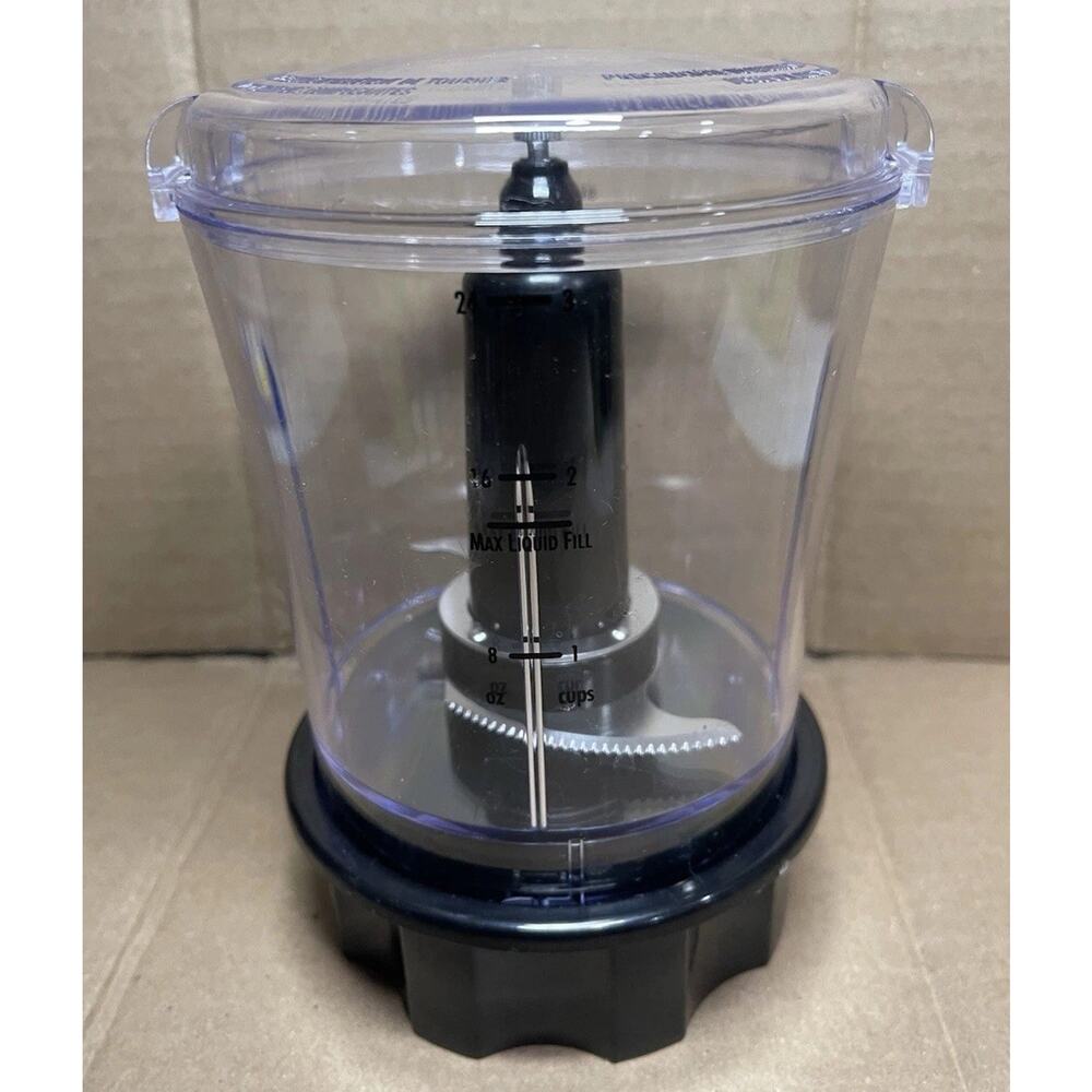 Hamilton‎ Beach Immersion Blender 3-Cup Chopper Processor Bowl Replacement 24 oz